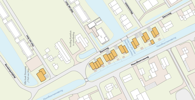 Afbeelding 1. Situatieschets voorgenomen plannen 'Rijswijksche Vlechterij'' (januari 2023)